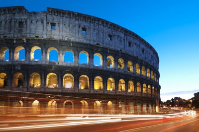 Poster Rom Italien bei Nacht