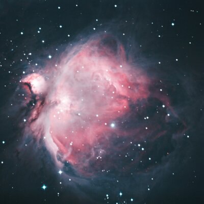 Rosa Nebel in Galaxie