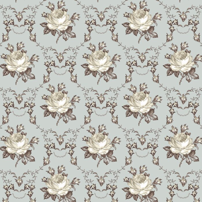 Poster Rose Vintage Retro-Muster