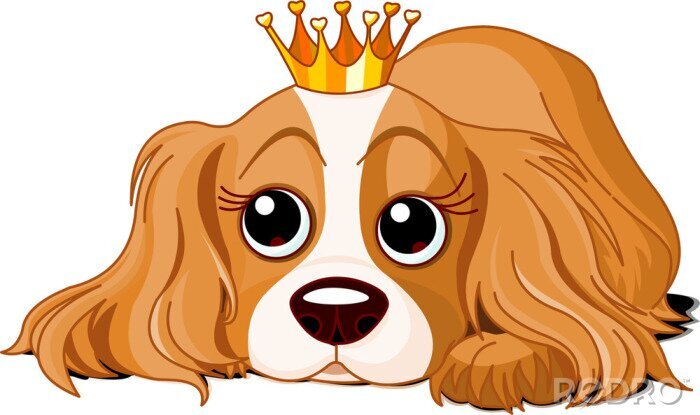 Poster Royalty Hund