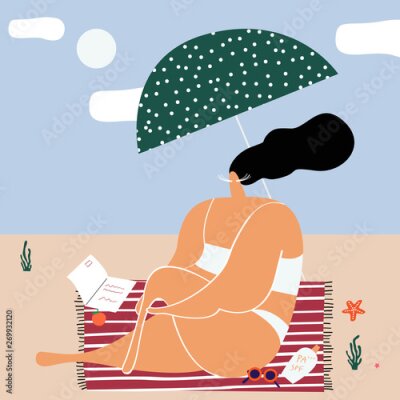 Poster Ruhen Sie sich am Ozean aus