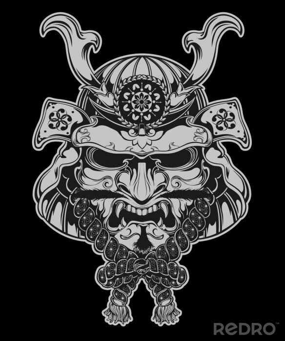 Poster Samurai Mask