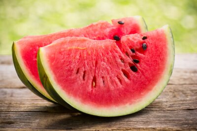 Scheiben roter Wassermelone