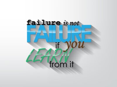 Scheitern ist Erfolg