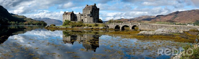 Poster Schloss Eliean Donan in Schottland