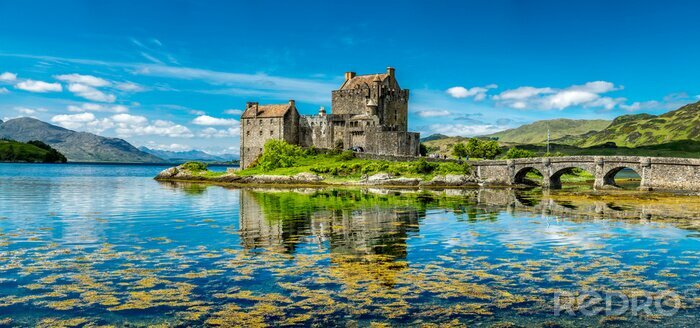 Poster Schloss in Schottland