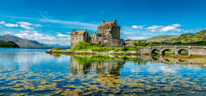 Poster Schloss in Schottland