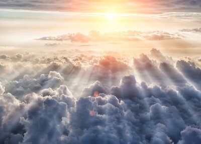Fototapete Schöne blauer Himmel Hintergrund
