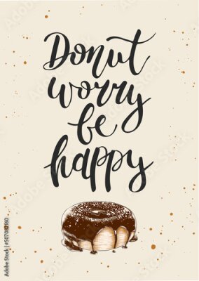 Poster Schokoladenkrapfen