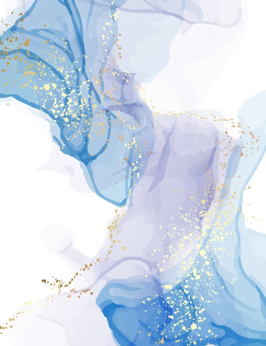 Poster Schonendes Mischen von Farben