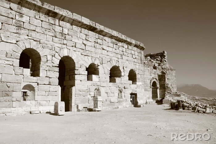 Poster Schwarz-weiß Architektur Motiv