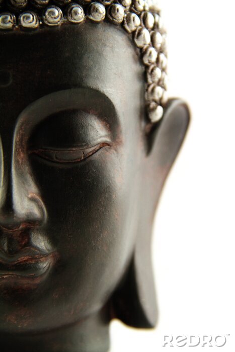 Poster Schwarze Buddha-Statue