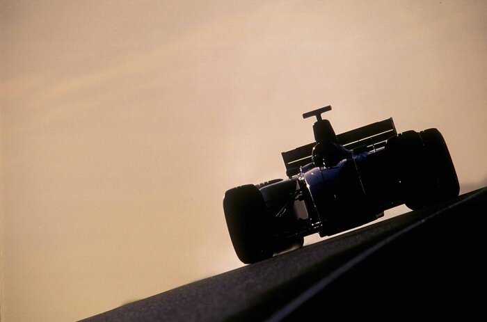 Poster Schwarzes Formel-1-Auto