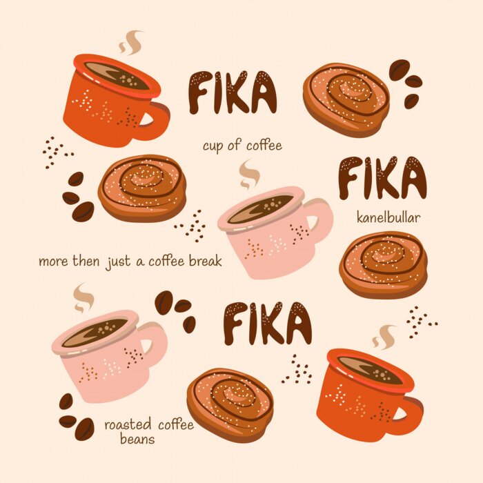 Poster Schwedischer Kaffeefika
