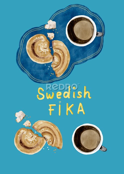 Poster Schwedisches Frühstück