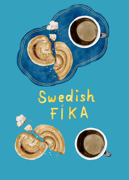 Poster Schwedisches Frühstück