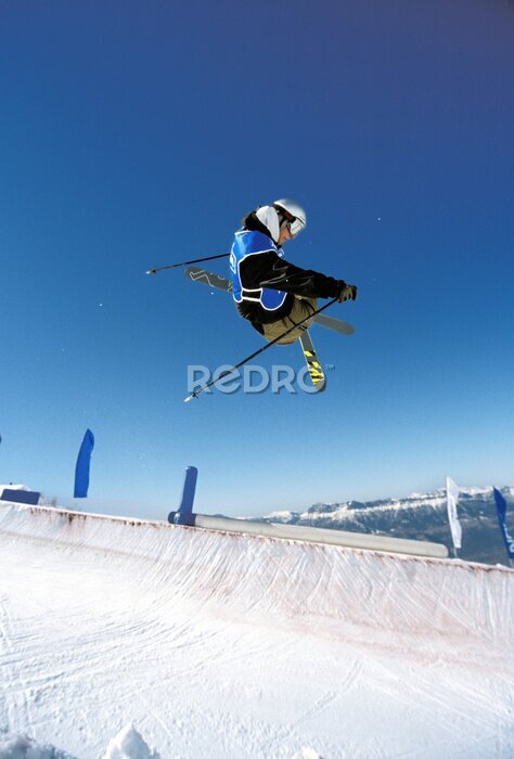 Poster Ski-Halfpipe