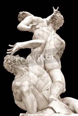 Poster Skulptur Raub der Sabinerinnen