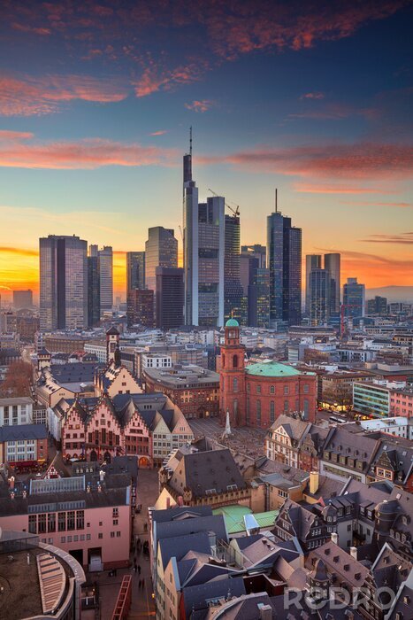 Poster Skyline Frankfurt