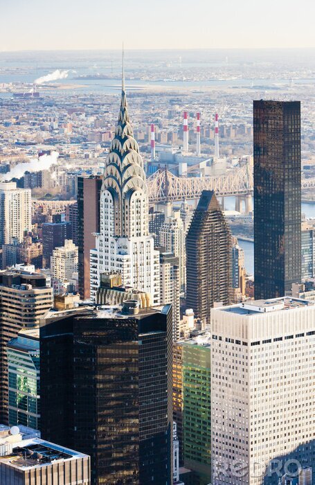 Poster Skyline mit Empire State Building