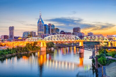 Skyline von Nashville in Tennessee
