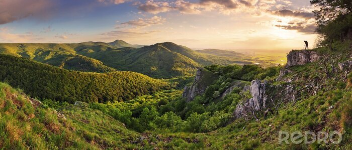 Poster Slowakische Berge auf der Landschaft