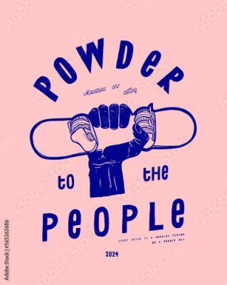 Poster Snowboard-Liebhaber