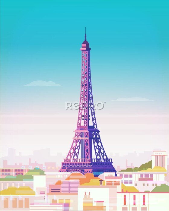 Poster Sommer in Paris