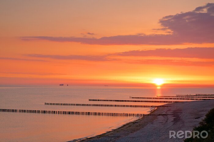Poster Sonnenaufgang am Meer