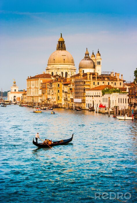 Poster Sonnenuntergang über venedig