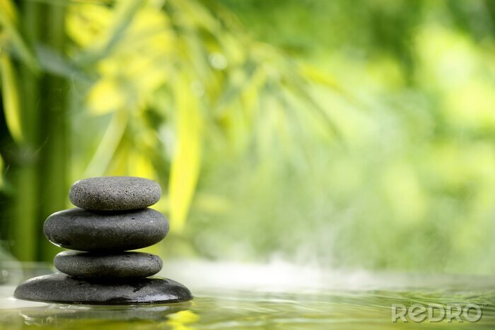 Poster Spa-Stillleben