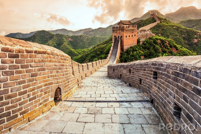 Poster Spaziergang an der Chinesischen Mauer
