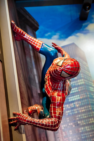 Poster Spider-Man an der Wand