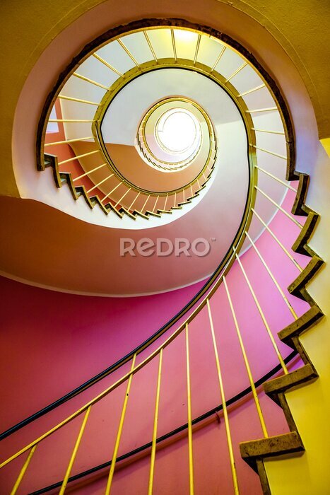 Poster spiral staircase