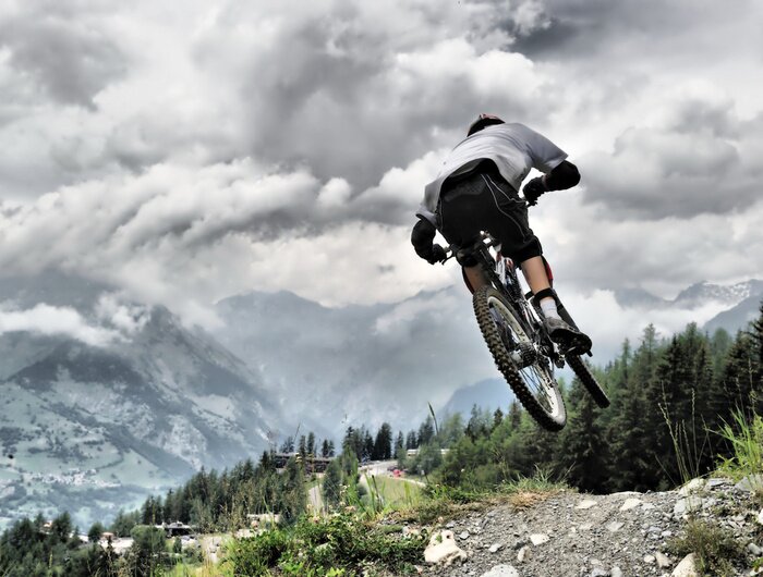 Poster Sport-Fahrradwettbewerb