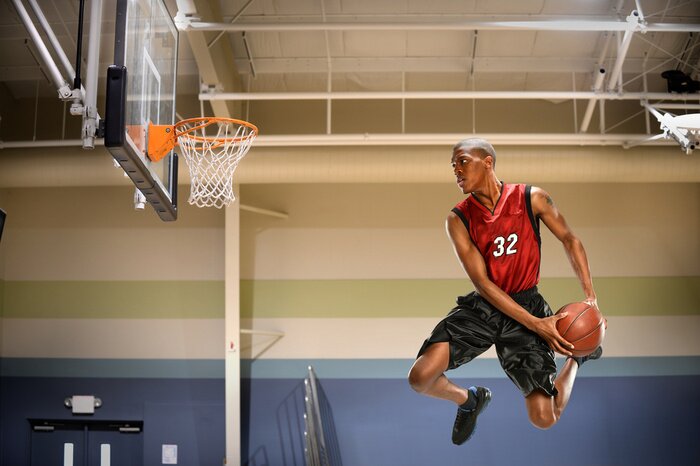 Poster Sportler Basketballer