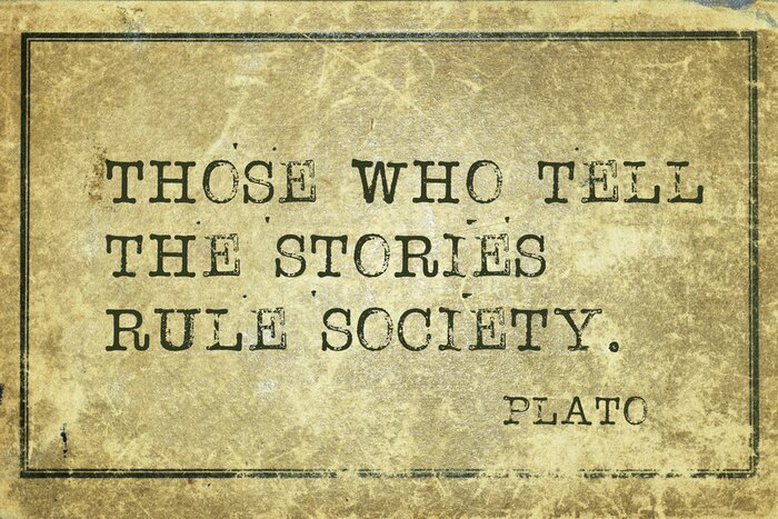 Poster Spruch über die Gesellschaft