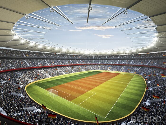 Poster Stadion in Deutschland