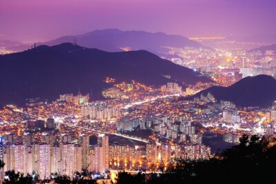 Stadt Busan in Südkorea