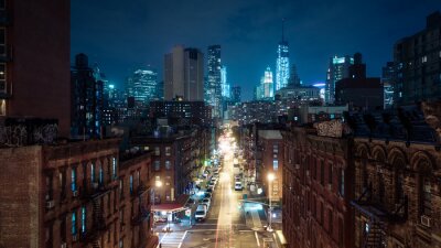 Stadt und Straßen von New York City
