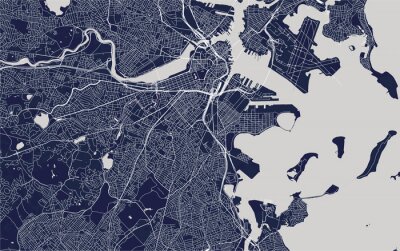 Stadtplan von Boston