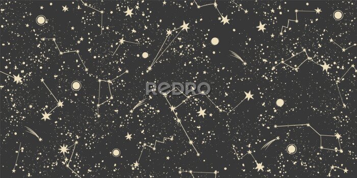 Poster Sternbilder am Himmel