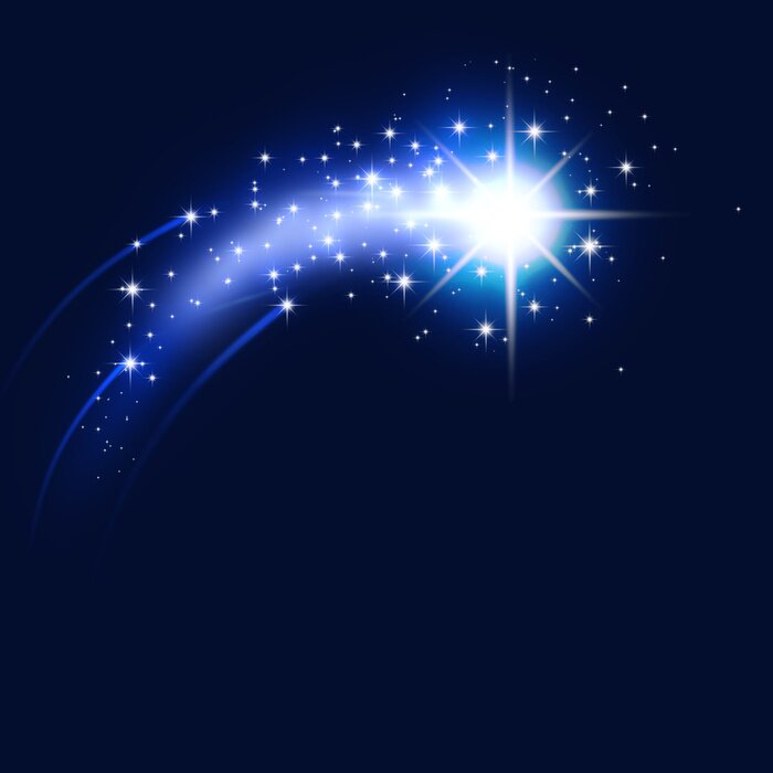 Poster Sterne, die einen größeren Stern bilden