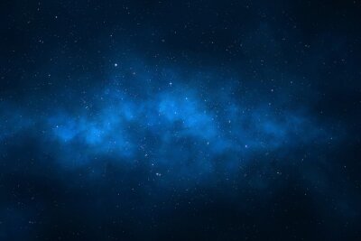 Sterne in der Galaxie Schattierungen von Dunkelblau Grafik