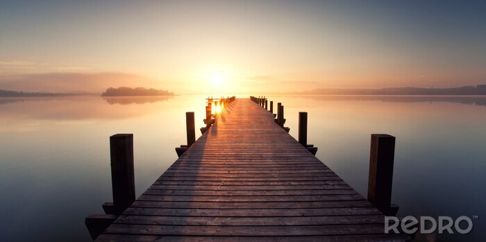 Poster Stille am glatten See