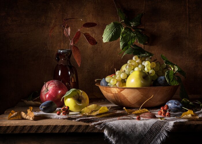 Poster Stillleben im holländischen Stil