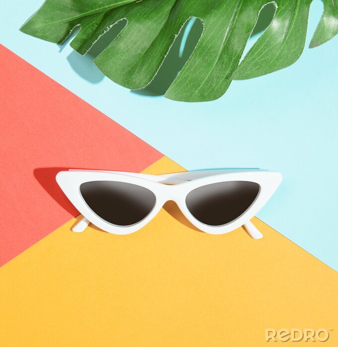 Poster Strand-Sonnenbrille