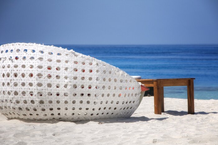 Poster Strand und Meer auf den Malediven