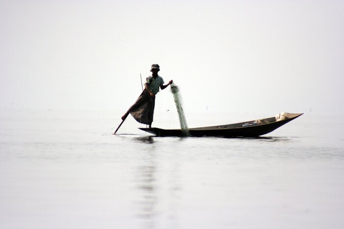 Poster Subtiles Sportmuster