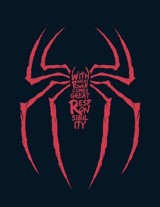 Poster Superhelden-Stärke